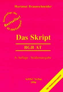 Das Skript. BGB AT