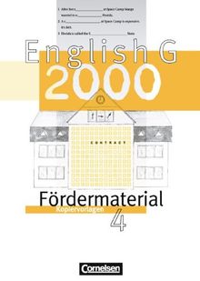 English G 2000 - Ausgabe B und D: Band 4: 8. Schuljahr - Fördermaterial: Kopiervorlagen