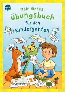 Mein dickes Übungsbuch für den Kindergarten: 160 Rätsel und Übungen für Kinder ab 4 Jahren (Kleine Rätsel und Übungen für Kindergartenkinder)