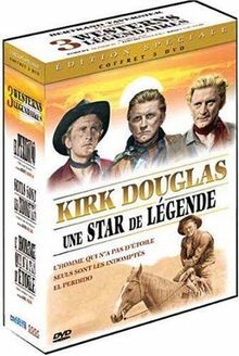 Coffret kirk douglas : el perdido ; l'homme qui n'a pas d'étoile ; seuls sont les indomptes [FR IMPORT]