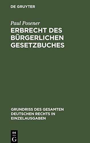 Erbrecht des Bürgerlichen Gesetzbuches