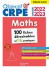 Maths : épreuve écrite : 100 fiches détachables et très pratiques, concours 2022 et 2023
