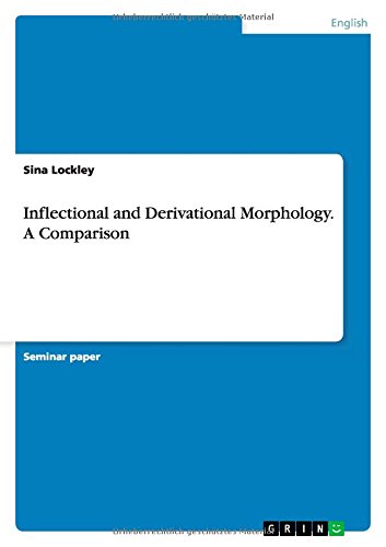 Inflectional and Derivational Morphology. A Comparison
