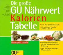 Die große GU Nährwert Tabelle 98/99