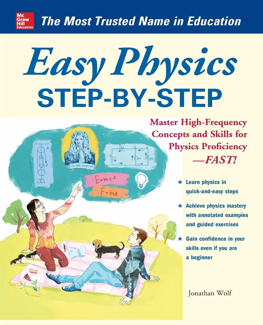 Easy Physics Step-by-Step: With 95 Solved Problems (Easy Step-by-Step Series)