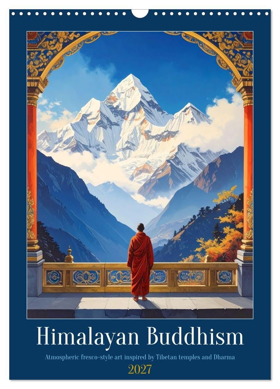 Himalayan Buddhism (Wall Calendar 2027 DIN A3 portrait), CALVENDO 12 Month Wall Calendar