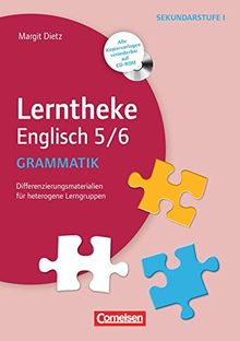 Lerntheke - Englisch: Grammatik: 5/6: Differenzierungsmaterialien für heterogene Lerngruppen. Kopiervorlagen mit CD-ROM