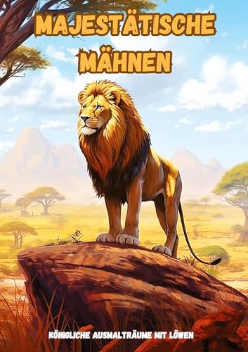 Majestätische Mähnen: Königliche Ausmalträume mit Löwen