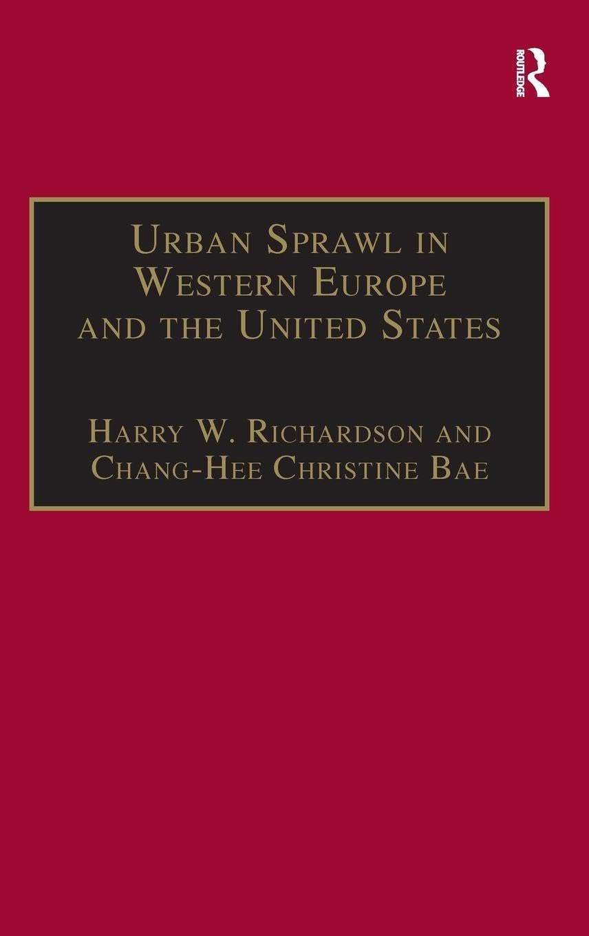 Urban Sprawl in Western Europe and the United States (Urban Planning and Environment)