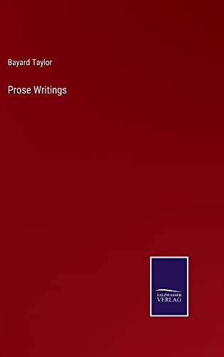 Prose Writings