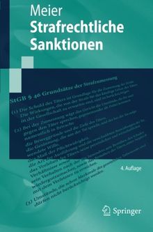 Strafrechtliche Sanktionen (Springer-Lehrbuch) (German Edition)