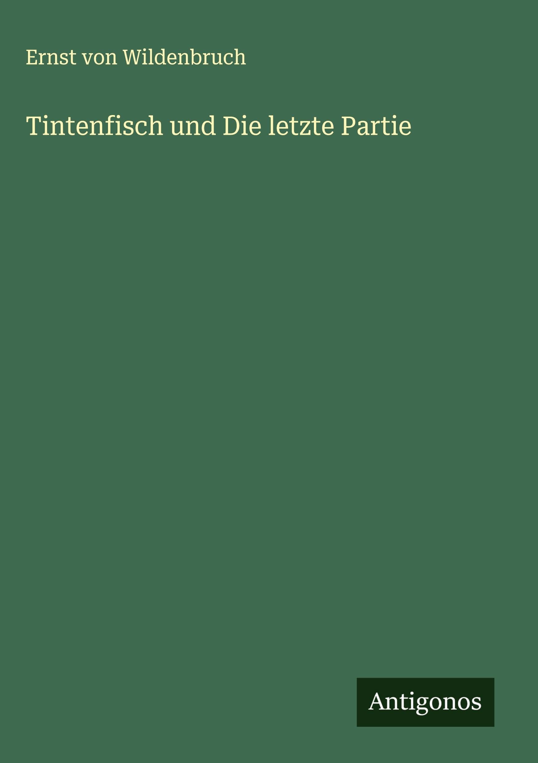 Tintenfisch und Die letzte Partie