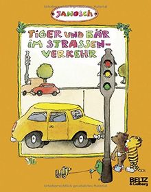Tiger und Bär im Straßenverkehr
