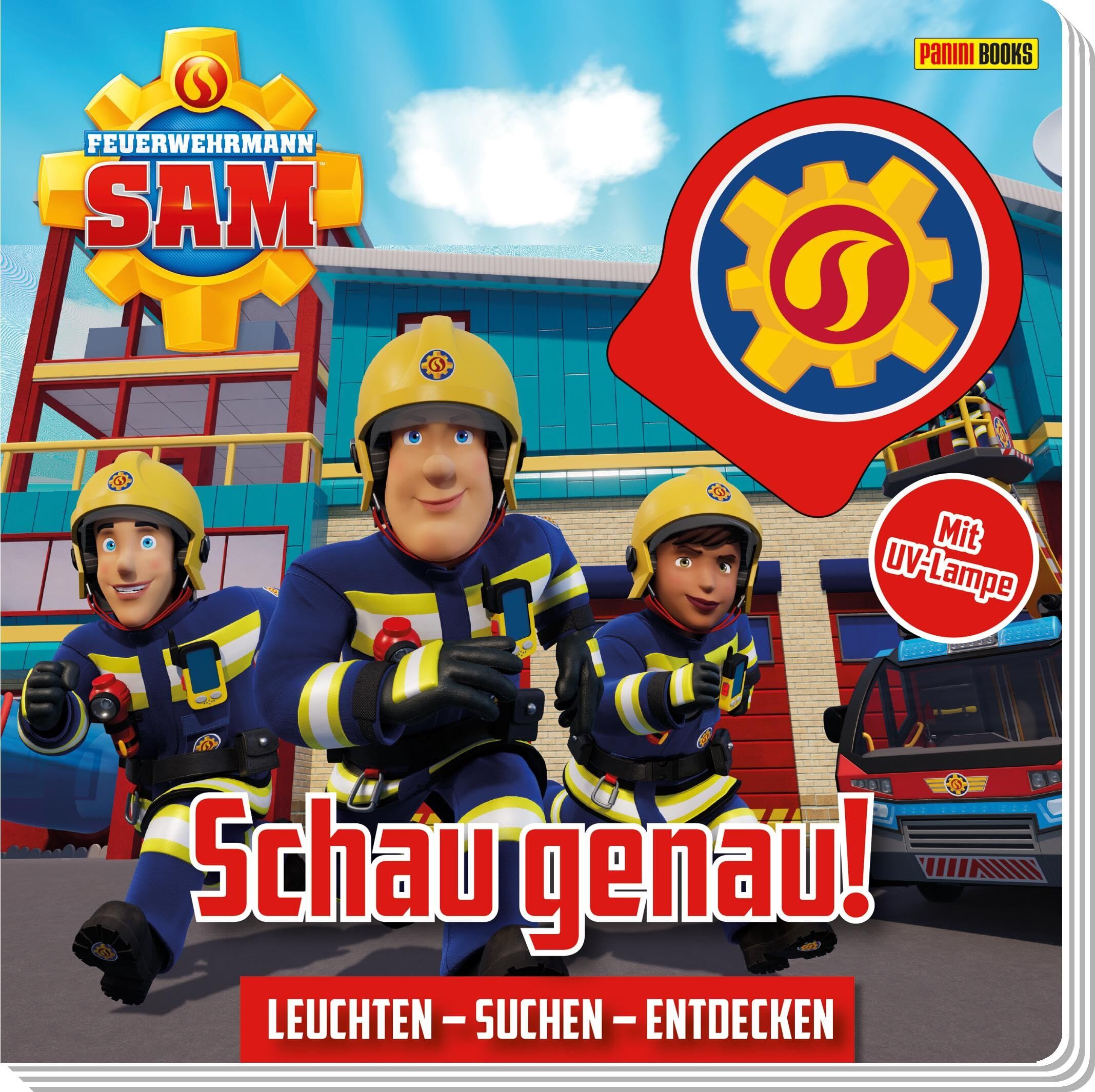 Panini: Feuerwehrmann Sam: Schau genau! - Leuchten - Suchen - Entdecken