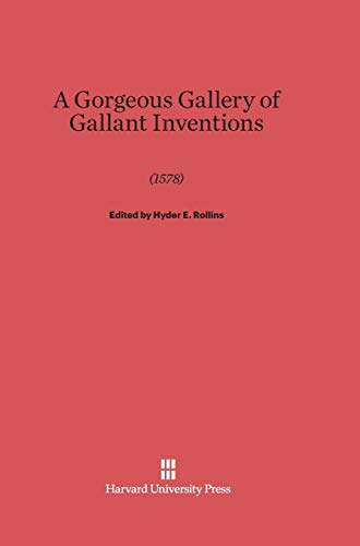 A Gorgeous Gallery of Gallant Inventions (1578)