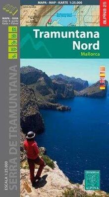 Mallorca -Tramuntana Norte GR11 map and hiking guide: ALPI.102-E25