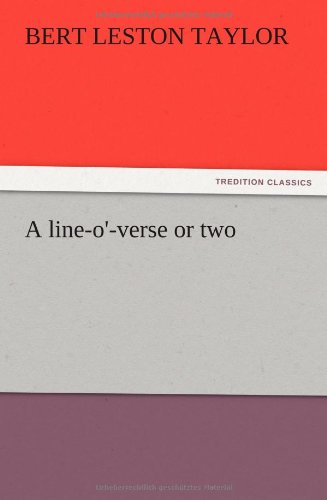 A line-o'-verse or two