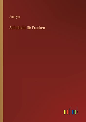 Schulblatt für Franken