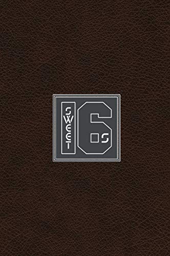 Sweet 16s: Songwriting Journal Hardcover Rap Notebook Journal For Rappers, Lyrics and Writers - 112 pages and 7x10 Journal For Writing - Dark Leather Pattern