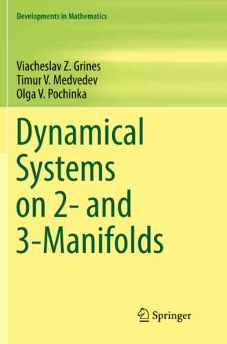 Dynamical Systems on 2- and 3-Manifolds (Developments in Mathematics, Band 46)