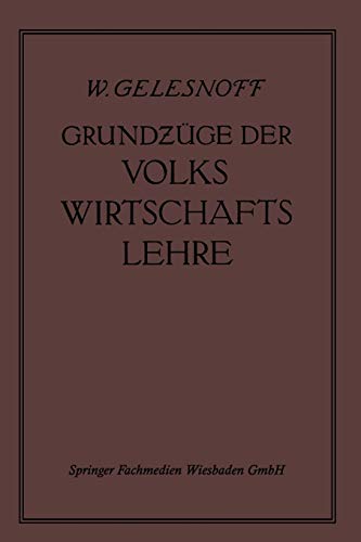 Grundzüge der Volkswirtschaftslehre