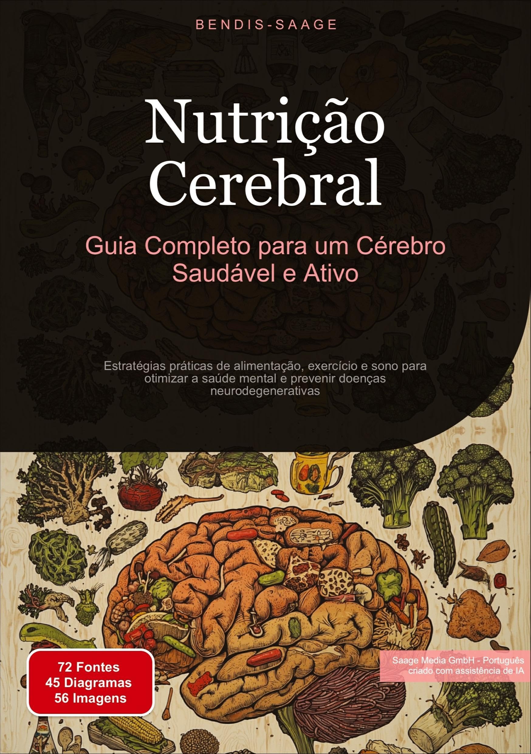 Nutrição Cerebral: Guia Completo para um Cérebro Saudável e Ativo: Estratégias práticas de alimentação, exercício e sono para otimizar a saúde mental e prevenir doenças neurodegenerativas