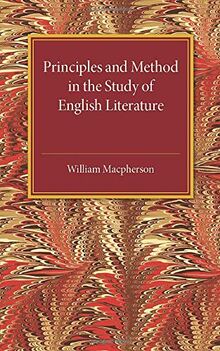 Principles and Method in the Study of English Literature