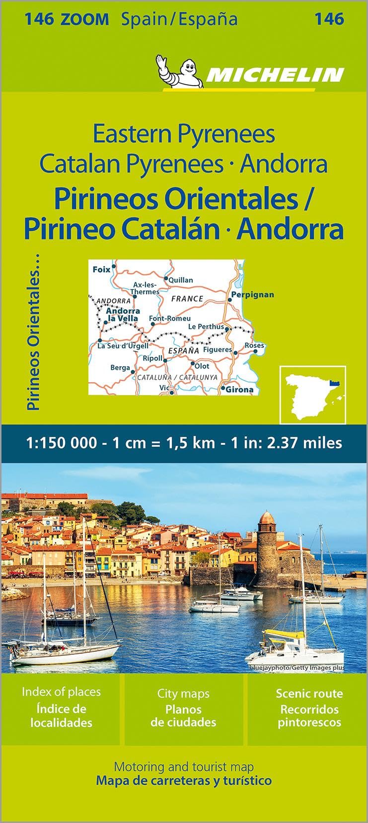Michelin Östliche Pyrenäen: Map (MICHELIN Regionalkarten)