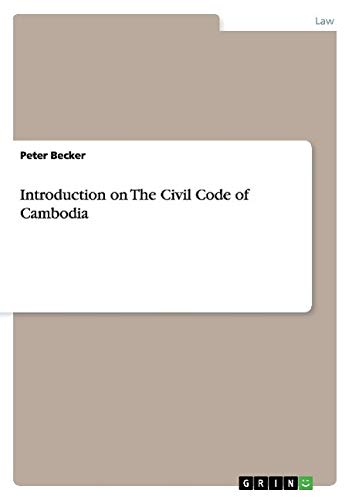 Introduction on The Civil Code of Cambodia