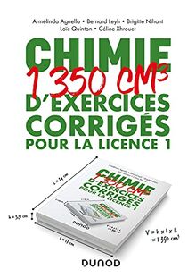 Chimie : 1.350 cm3 d'exercices corrigés pour la licence 1