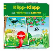 Klipp-Klapp aus Frühling wird Sommer (Klipp-Klapp-Pappbilderbücher)