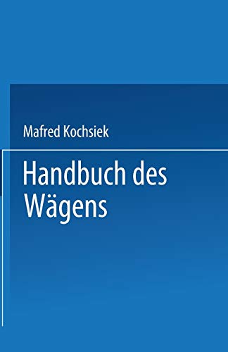Handbuch des Wägens