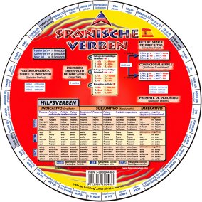 Language Wheels. Spanische Verben: 41 der meistgebrauchten unregelmäßigen Verben