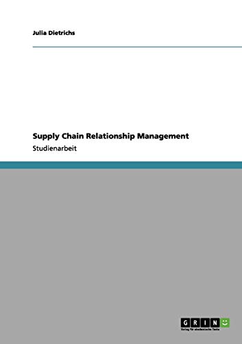 Supply Chain Relationship Management