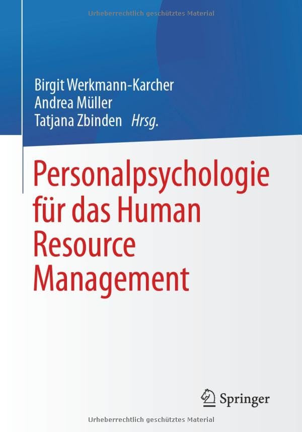 Personalpsychologie für das Human Resource Management