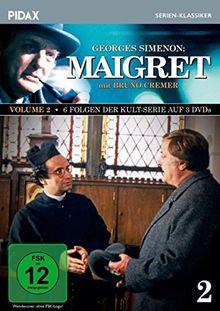 Maigret, Vol. 2 / Weitere 6 Folgen der Kult-Serie mit Bruno Cremer nach dem Romanen von Georges Simenon (Pidax Serien-Klassiker) [3 DVDs]