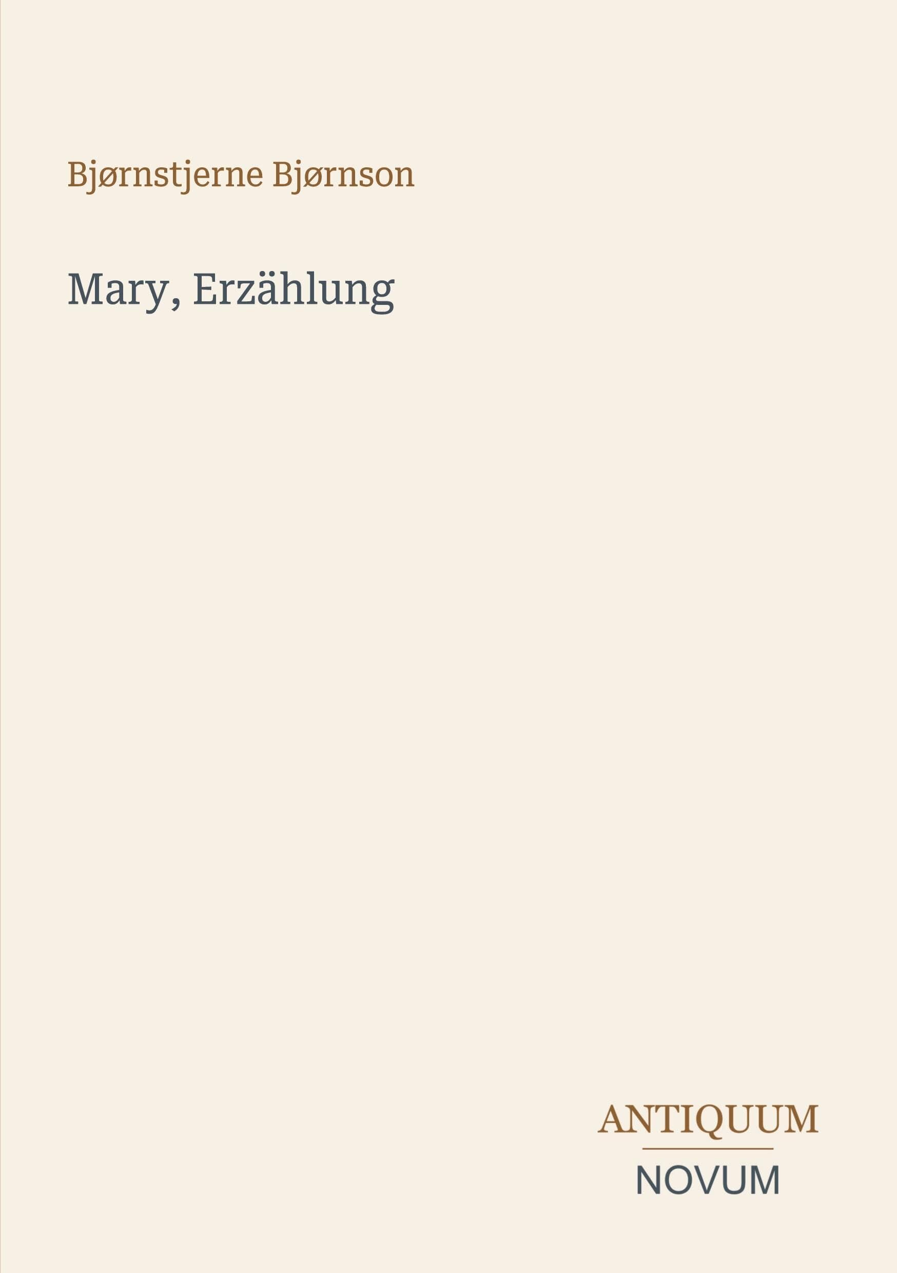 Mary, Erzählung