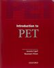 Introduction to PET [With CD (Audio)] (Preliminary English Test (Pet) Masterclass)