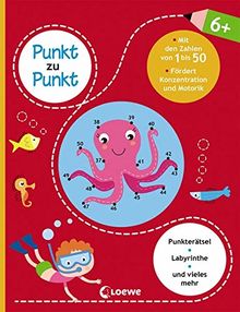 Punkt zu Punkt - Mit den Zahlen von 1 bis 50: Lernspiel für Kinder ab 6 Jahre