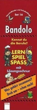 Bandolo Schulanfänger: Bandolo (Spiele), Set.16, Kennst du die Berufe? (Spiel): Was gehört zusammen? Dreh um - schau nach! Mit Lösungsschnur. Vorschulkinder und Schulanfänger