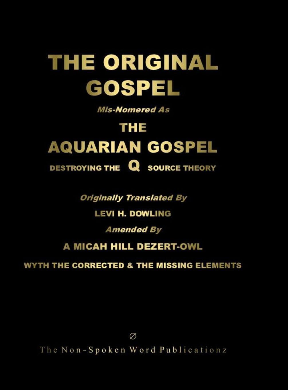 The ORIGINAL GOSPEL