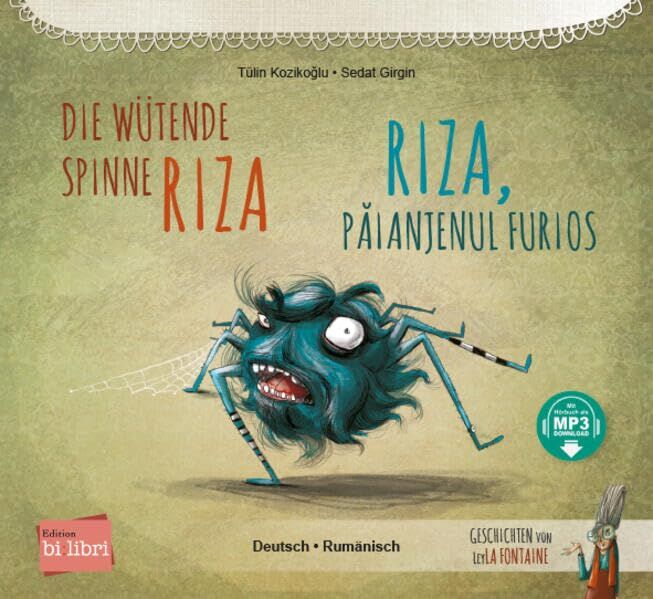 Die wütende Spinne Riza (Deutsch-Rumänisch)
