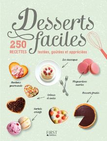 Desserts faciles : 250 recettes testées, goûtées et appréciées