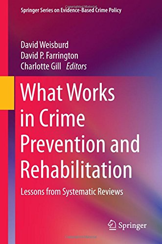 What Works in Crime Prevention and Rehabilitation: Lessons from Systematic Reviews (Springer Series on Evidence-Based Crime Policy)