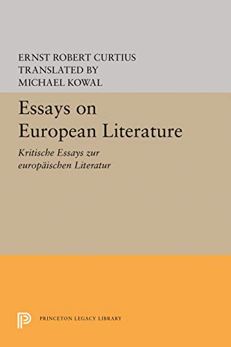 Essays on European Literature (Princeton Legacy Library)