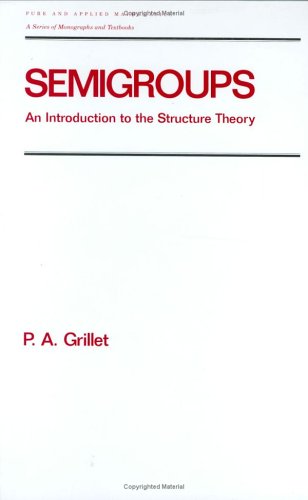 Semigroups: An Introduction to the Structure Theory (Public Administration and Public Policy)