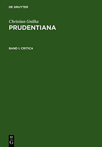 Christian Gnilka: Prudentiana: Critica