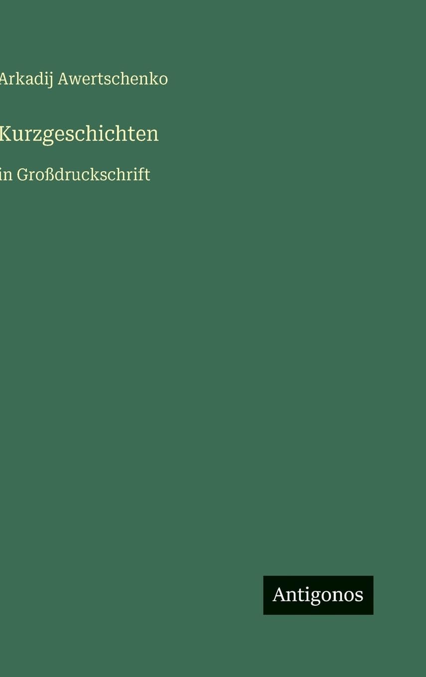 Kurzgeschichten: in Großdruckschrift