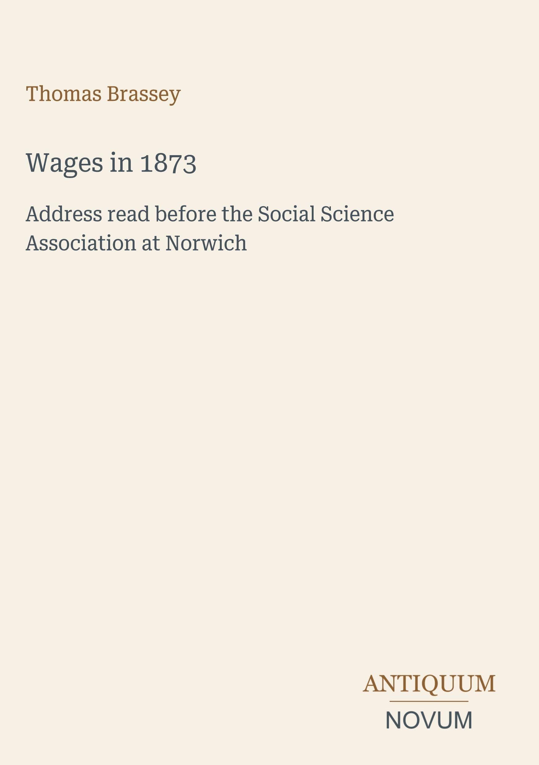 Wages in 1873