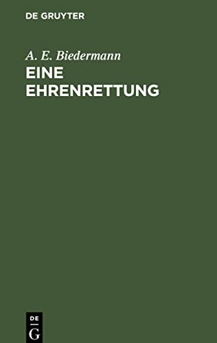 Eine Ehrenrettung